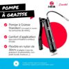 Pompe à graisse 3-En-Un standard étanche facile