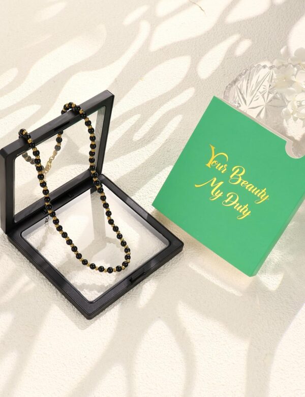 Collier pierre naturelle femme Adramata perles acier-2