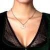 Collier traditionnel femme Alpenflüstern Greta or vieilli