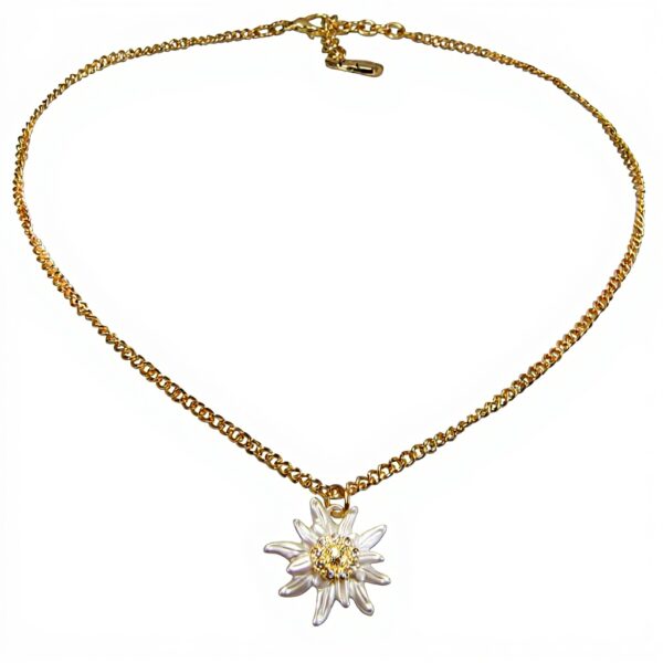 Collier traditionnel femme Alpenflüstern Greta or vieilli