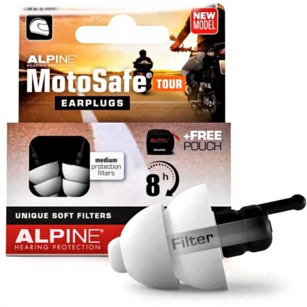 Bouchons doreilles Alpine MotoSafe Tour protection auditive