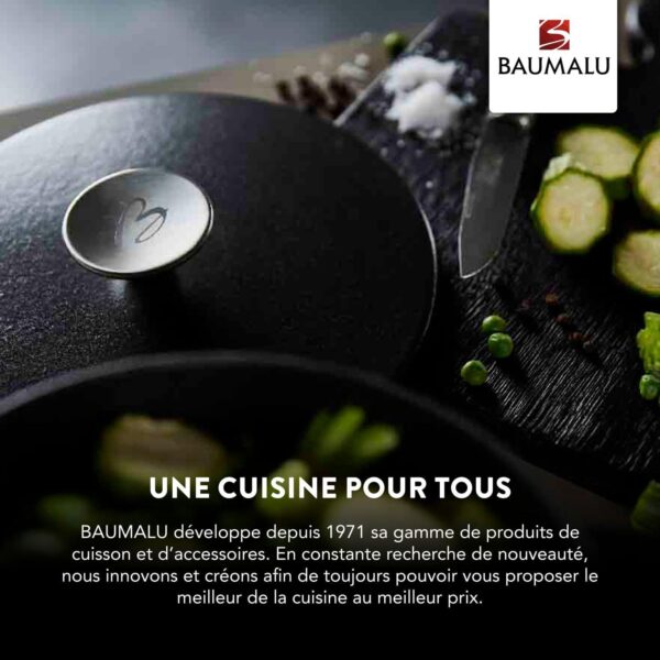 Couscoussier BAUMALU acier inox induction triple fond 11L-2