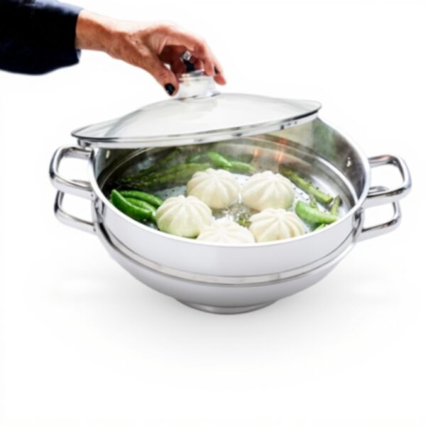 Marmite BAUMALU acier inoxydable induction 26cm 11L