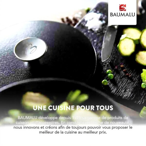 Marmite BAUMALU acier inoxydable induction 26cm 11L