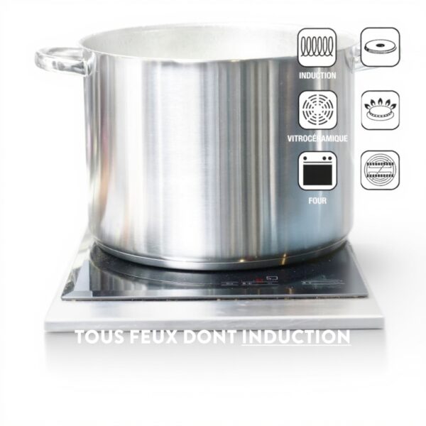Marmite BAUMALU acier inoxydable induction 26cm 11L