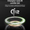 Chargeur voiture magnétique Belkin Qi2 15W compatible-2