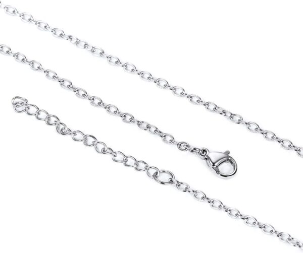 Collier femme acier inoxydable ChainsPro design élégant 2mm-0