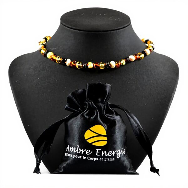 Collier Ambre Baltique Femme Bijoux Collier Perles