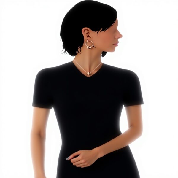 Crystalline Azuria Ensemble Collier Boucles dOreilles 18ct