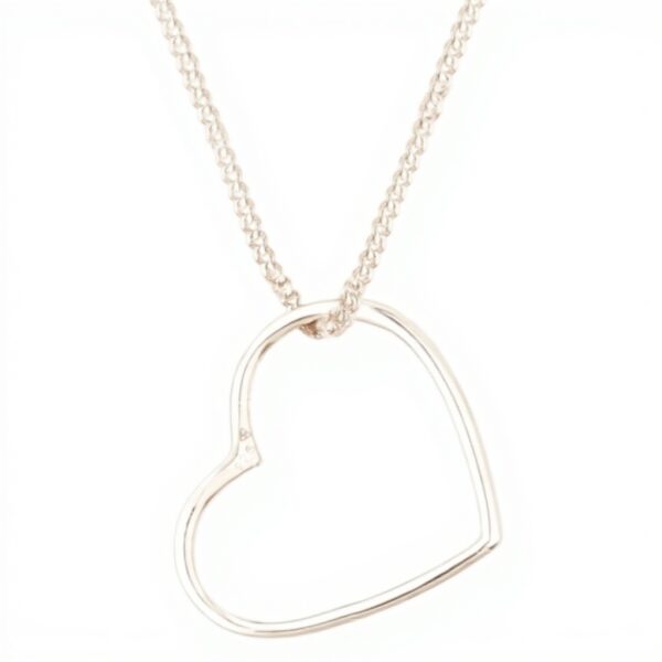 Pendentif Coeur Argent Sterling Collier Femme Elli Bijoux