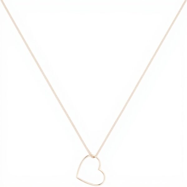 Pendentif Coeur Argent Sterling Collier Femme Elli Bijoux