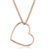 Pendentif Coeur Argent Sterling Collier Femme Elli Bijoux
