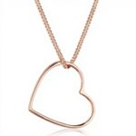 Pendentif Coeur Argent Sterling Collier Femme Elli Bijoux