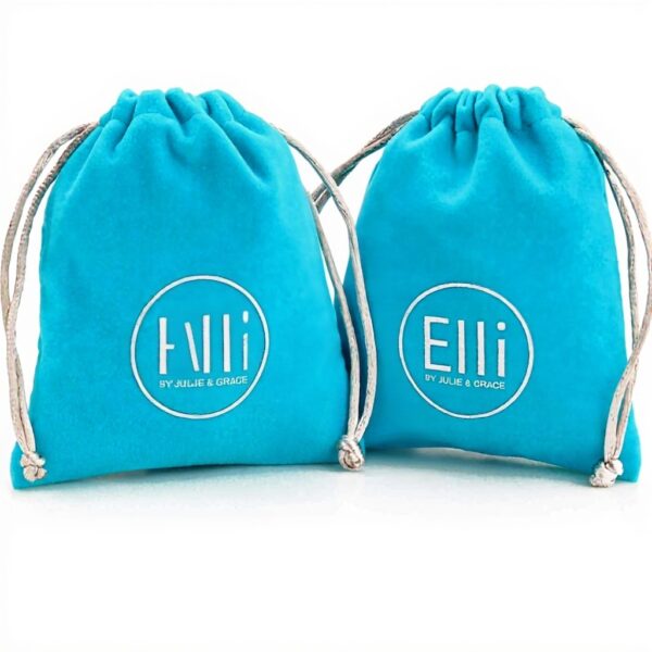 Pendentif plume argent sterling 925 cristal Elli Collier