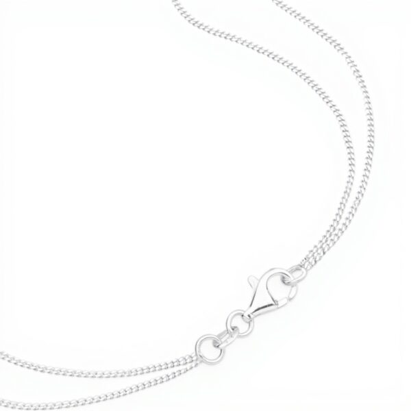 Pendentif plume argent sterling 925 cristal Elli Collier