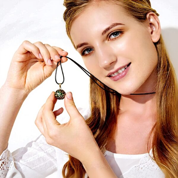 EUDORA Collier Bola Arbre de Vie Femme Cadeau Grossesse