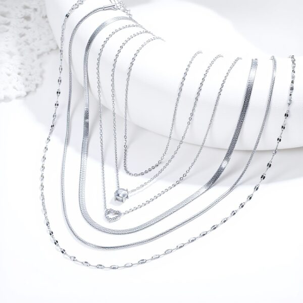 Collier or Finrezio chaîne serpent plaqué or argent femme