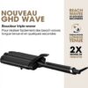 Boucleur ghd Wave professionnel beach waves rapide cheveux