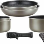 Batterie de cuisine Herzberg 3 casseroles 2 poêles induction-0