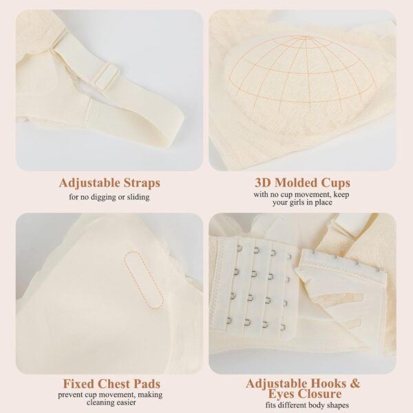 Soutien-gorge push-up Joyshaper sans armatures dentelle-3