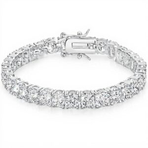 Bracelet tennis diamant glacé Michooyel zircone cubique