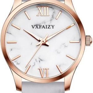 Montre Femme Simple Résistante à l'Eau Bracelet Acier-0