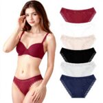 Culottes en coton dentelle POWER FLOWER confortables pack 6