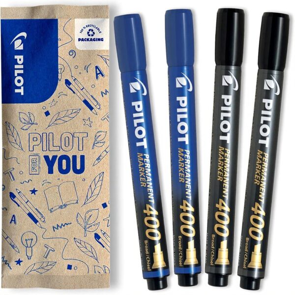 Marqueurs permanents Pilot SCA 400 encre indélébile tout