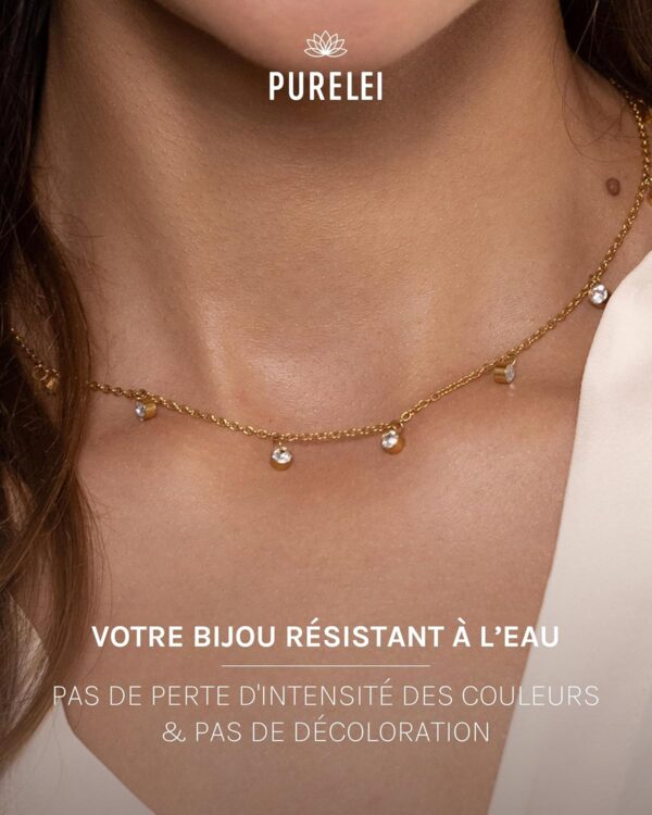 Collier Femme Purelei Luna Acier Inoxydable Résistant Eau-4