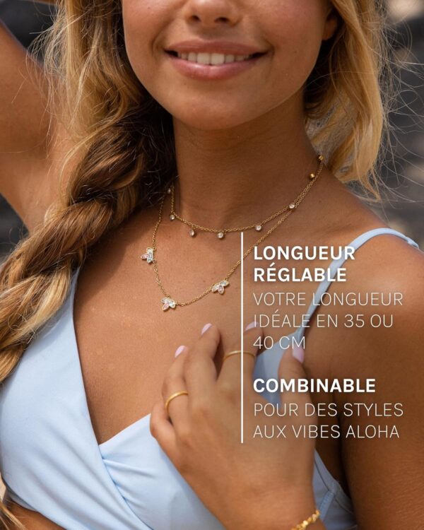 Collier Femme Purelei Luna Acier Inoxydable Résistant Eau-5