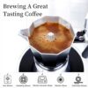 Cafetière italienne Romon Moka induction acier inoxydable 6