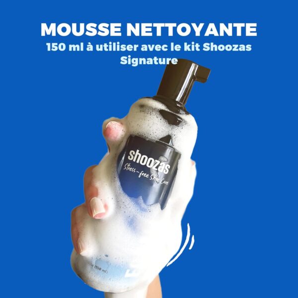 Shoozas mousse nettoyante chaussures sans eau séchage rapide-1