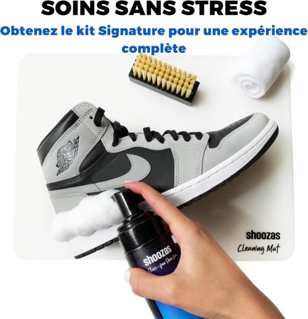 Shoozas mousse nettoyante chaussures sans eau séchage rapide-4