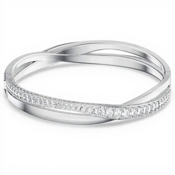 Bracelet Swarovski Hyperbola Cristal Blanc Élégance Femme