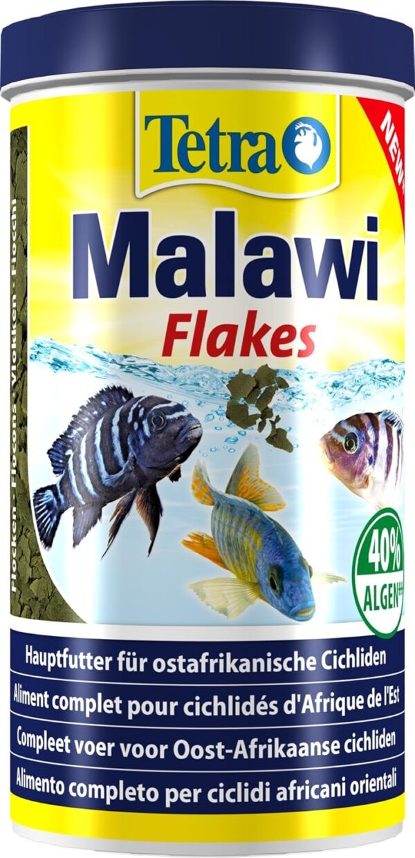 Tetra Malawi Flakes Nourriture Cichlidés Herbivores Algues-1