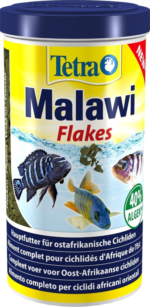 Tetra Malawi Flakes Nourriture Cichlidés Herbivores Algues-0