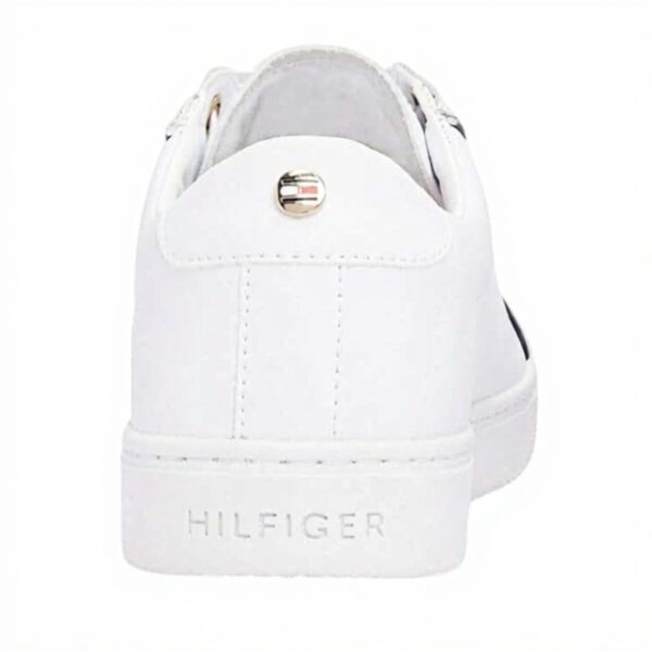 Baskets Tommy Hilfiger Femme Cuir Blanc Confort Mode