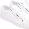 Baskets Tommy Hilfiger Femme Cuir Blanc Confort Mode