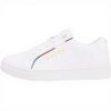 Baskets Tommy Hilfiger Femme Cuir Blanc Confort Mode