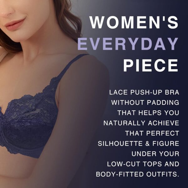 Soutien-gorge dentelle Vanever femme confortable sans-2