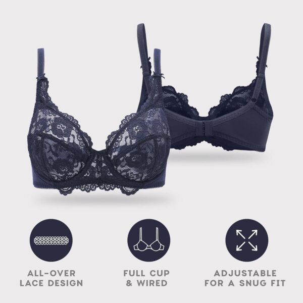 Soutien-gorge dentelle Vanever femme confortable sans-1