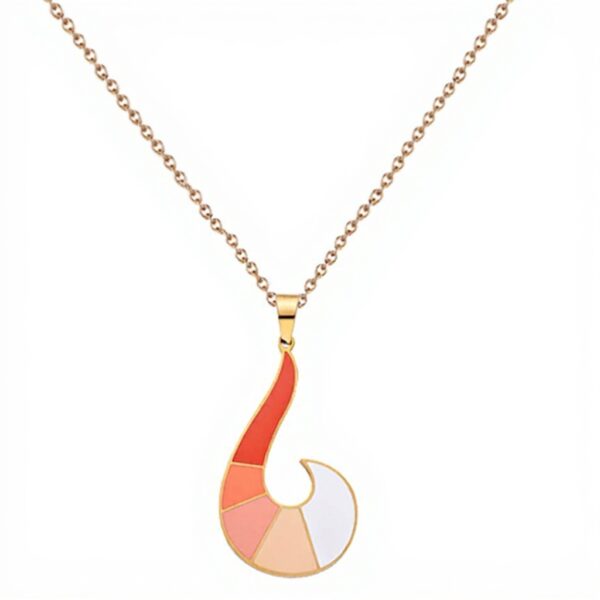 Collier Rena Rouge Transformation Miraculous ZAG STORE acier