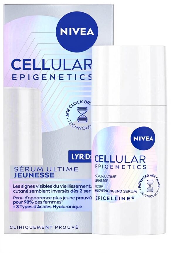 Sérum anti-âge NIVEA Epigenetics technologie Age Clock
