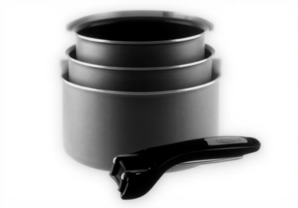 Sitram Lot de 3 Casseroles Aluminium Anti-adhérent Induction