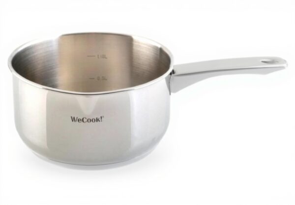 Wecook! Casserole inox 18/10 avec bec verseur, Ø 16 cm