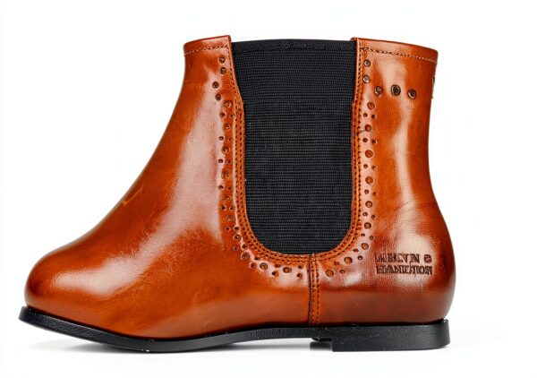 Bottes femme Melvin Hamilton cuir main étroit marron-3