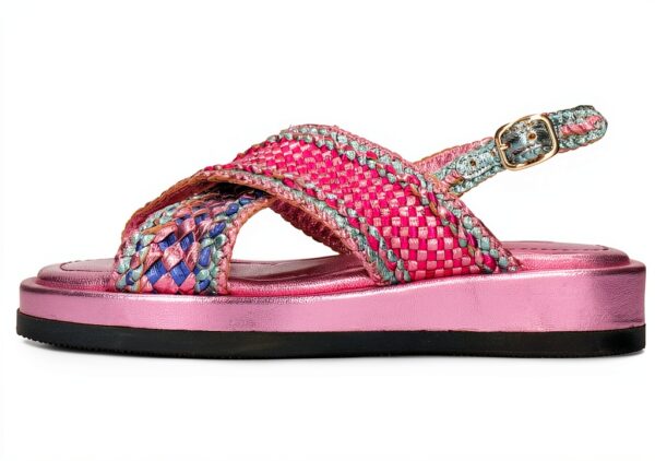 Chaussures femme Melvin Hamilton cuir main multicolore-2
