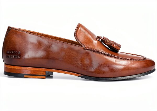 Chaussures bateau Melvin Hamilton cuir veau semelle gomme-6