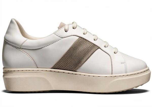 Chaussures Melvin Hamilton Femme Cuir Blanc Semelle-1
