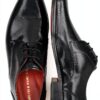 Chaussures en cuir pointues talons plats femme noir 46 EU-5